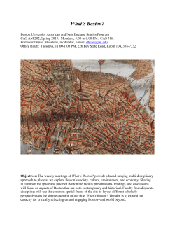CAS AM 202 - Boston University
