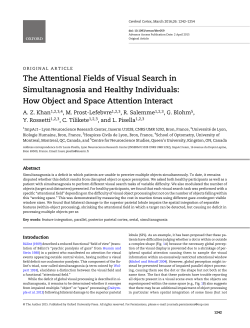 How Object and Space Attention Interact