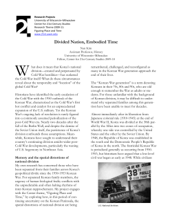 Divided Nation, Embodied Time