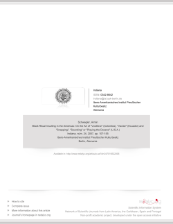 Redalyc.Black Ritual Insulting in the Americas: On the Art of