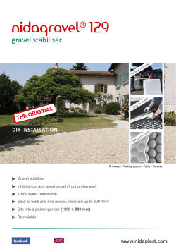 nidagravel&reg; - gravel stabiliser