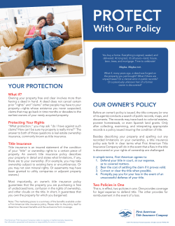 PROTECT With Our Policy
