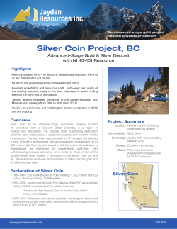 2 page Jayden Resources fact sheet