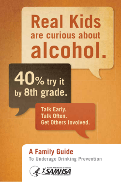 Real Kids are Curious about Alcohol
