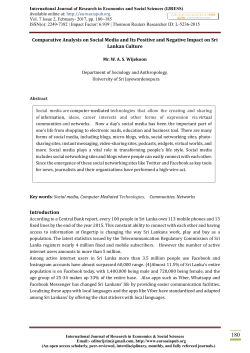 Comparative Analysis on Social Media and Its Positive and Negative