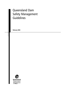 Queensland dam safety management guidelines