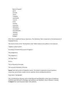 One overwhelming character trait in both Beowulf and Macbeth is