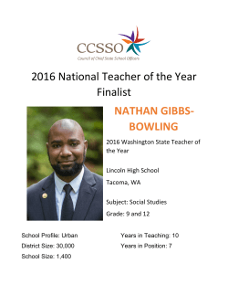 Nathan Gibbs-Bowling - Council of Chief State School Officers