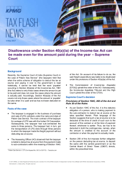 Disallowance under Section 40(a)(ia) of the Income-tax Act