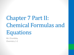 formula unit - Peoria Public Schools