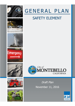 GENERAL PLAN - City of Montebello