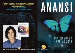 Anansi US Catalogue: Winter 2015 &ndash; Spring 2016