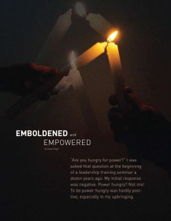 EMBOLDENED and