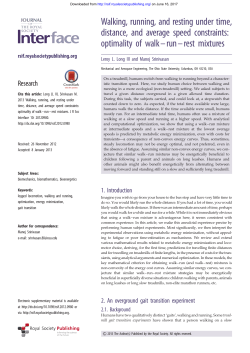 Figure 2 - Journal of The Royal Society Interface
