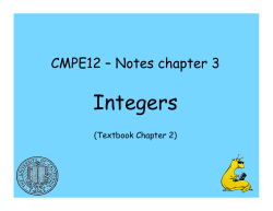 Integers
