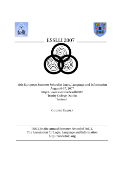 III. Metonymy - Trinity College Dublin