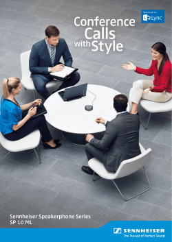 Sennheiser Speakerphone Series SP 10 ML