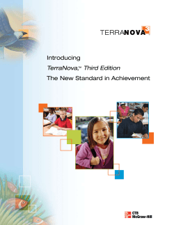 Terra-Nova-3-Brochur.. - St. Mark`s Lutheran School