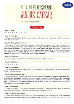 julius caesar - Simone per la scuola