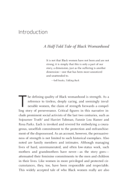 Behind the Mask of the Strong Black Woman