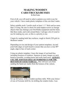 Making wooden cars - Cincinnati Woodworking Club