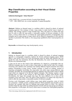 Map Classification according to their Visual Global Properties