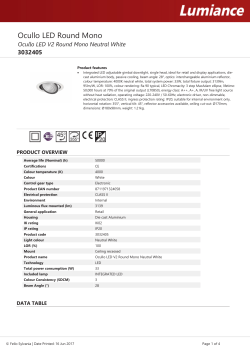 Ocullo LED V2 Round Mono Neutral White