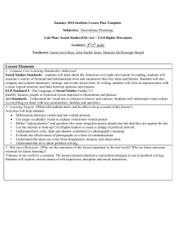 Non-Violent Protesting - World Affairs Council