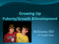 Growing Up 4th Grade Boys
