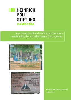 Improving livelihood and natural resource sustainability by a