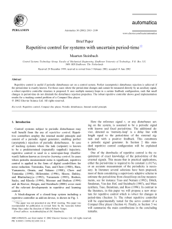 Repetitive control for systems with uncertain period-time