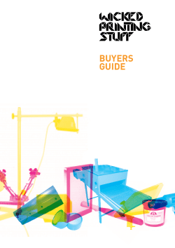 buyers guide - Wicked Printing Stuff