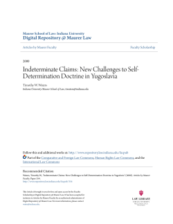 Indeterminate Claims: New Challenges to Self