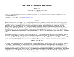 Angle Gathers for Gaussian Beam Depth Migration, #41593 (2015).