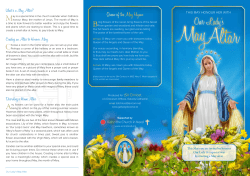 May_Altar_Leaflet_2016 - Kilmore Diocesan Pastoral Centre