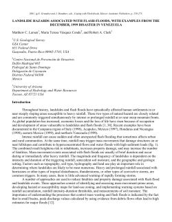 Flash-flood related hazards - Smithsonian Tropical Research Institute