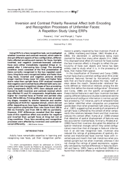 Inversion and Contrast Polarity Reversal Affect both Encoding and