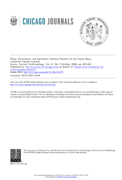 Plazas, Performers, and Spectators: Political Theaters of the
