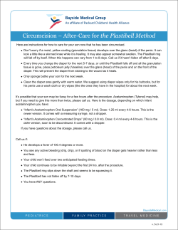 Circumcision &ndash; After-Care for the Plastibell Method