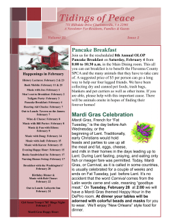 Pancake Breakfast - Our Lady of Peace