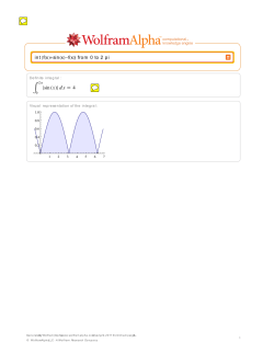 int |f(x)+sin(x)-f(x)| from 0 to 2 pi-Wolfram Alpha
