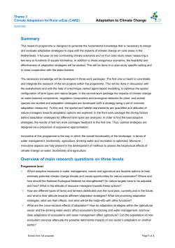Summary - Wageningen UR E