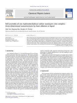 Self-assembly of zinc hydroxide/dodecyl sulfate nanolayers into