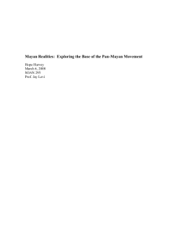Mayan realities: Exploring the base of the Pan
