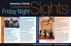 CP ticket insert final 2.indd - University of Florida Performing Arts