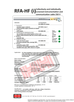 RFA-HF (i)Collectively and individually screened instrumentation
