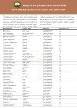 Kenya Forestry Research Institute (KEFRI)