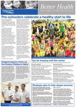 Better Health - Southern District Health Board