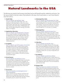 Natural Landmarks in the USA - Western Reserve Public Media