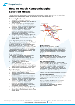 How the reach Kempenhaeghe (Heeze) Niaz aangepast voor web